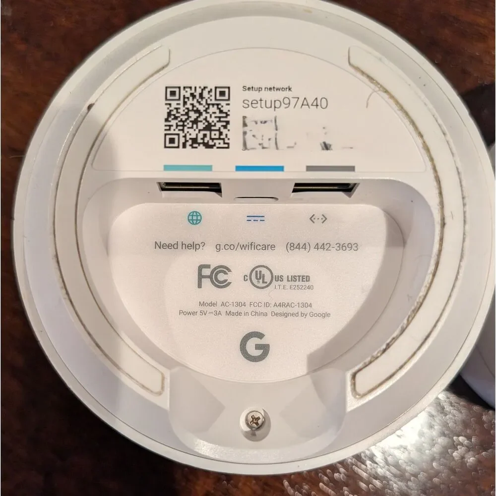 Google WiFi Mesh System 3‑Pack • AC‑1304 • Whole Home Coverage • Complete Set